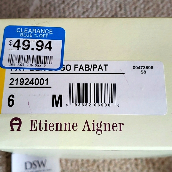 NWT Etienne Aigner, black, size 6 - Picture 4 of 4